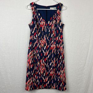 Boden Emma Confetti Dress Womens 4 Sheath Pockets Textured All Over Print Office